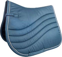 HKM 4057052255083 - Tapis de Selle - Bleu fumé