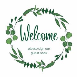 Welcome Please Sign Our Guest Book: Visitor Register Book For Vacation Homes (Coastal, Lake, Mountain, Ski, Beach, City, etc), Airbnbs, And Bed And Breakfasts For Guests