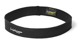 HALO Headband Fascia tergisudore sottile, 2,5 cm, nera (HSBLACK-1)