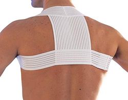 SCUDOTEX Redresse Epaules Elastique Couleur Blanche Taille 4