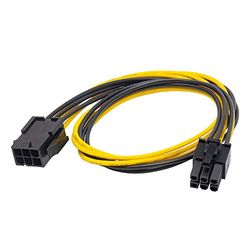 AKYGA AK-CA-46 PCI-E 6-pins bus naar PCI-E 6-pins stekker adapterkabel 40 cm