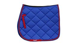 Rhinegold Unisex's 416-C-ROYAL Elite Carnival Saddle Pad, Royal, Cob