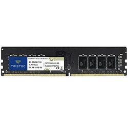Timetec 8GB DDR4 2133MHz PC4-17000 Non-ECC Unbuffered 1.2V CL15 1Rx8 Enkele Rang 288 Pin UDIMM Desktop PC Computer Geheugen RAM Module Upgrade (8GB)