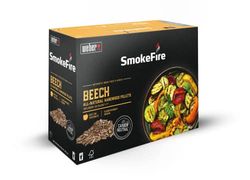 Weber Pellets di Legno - Legno di Faggio (8kg), Perfetti per Affumicare le Verdure, Pellets di Legno 100% Naturali, Prodotto UE, Legno Certificato FSC Sostenibile (18292)
