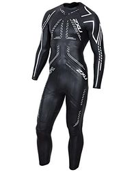 2XU Propel, Traje de Buceo para Hombre, Hombre, 2XUMW3811C-BLK-WHT-L, Blanco y Negro, L