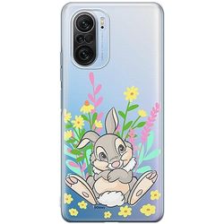 ERT GROUP mobiltelefonfodral för Xiaomi MI 11i/ REDMI K40/K40 PRO/POCO F3/ F3 PRO originalt och officiellt licensierat Disney mönster Thumper 004, gedeeltelijk transparant