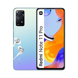 Xiaomi Redmi Note 11 Pro - Smartphone 6+128GB, 6.67” 120Hz FHD+ AMOLED DotDisplay, MediaTek Helio G86, 108MP+8MP+2MP+2MP AI quad Camera, 5000mAh, Star Blue (Versione IT + 2 Anni di Garanzia)