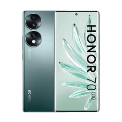 HONOR 5109AJCW 70 smartphones 5G 8+128 GB gebogen OLEDdisplay 667 inch 120 Hz drievoudige camera achtercamera 54 MP met Android 12 4800 mAh batterij + snel opladen 66 W Emerald Groen