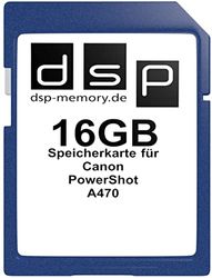 Tarjeta de Memoria de 16 GB para Canon PowerShot A470