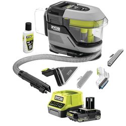 Ryobi - Détacheur de zone sans fil 18 V ONE+ / Brushless - nettoye les taches - 1 Batterie One+ Lithium+ 2Ah et 1 Chargeur Rapide