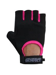 Chiba Summertime Gloves Pink, Unisex Adulto, Black/Neon Yellow, XXL