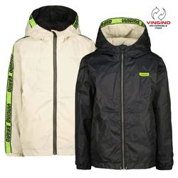 Vingino Jongens Tape Jacket, wit, 3 Jaar