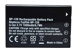 Amsahr Batteria di ricambio digitale per fotocamera e videocamera per Fujifilm NP-120, FinePix: M603