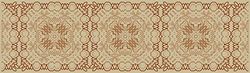 Doge Milano Chemin de cuisine, 100% Made in Italy, Tapis antitache avec impression numérique, Chemin de table antidérapant et lavable, Modèle Vintage - Nevada, 240x52 cm
