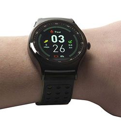 Denver Electronics SW-450 Bluetooth sportsmartwatch met hartslagsensor, barometer en thermometer, zwart/groen