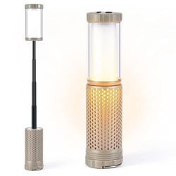 EXTSUD Lampe de camping d'extérieur rechargeable IP44 - Lanterne de camping à suspendre - Rétractable - Lampe de tente LED pour extérieur, camping, nuit