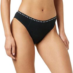 Dim Menstruatieslip, klassiek, katoen, biologisch overvloedig, Dim Protect, 1 stuk, Zwart, M
