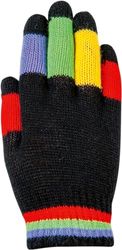 HKM Magic Kids Gants intérieurs, Bleu foncé, Taille Unique Mixte Enfant