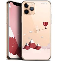 Caseink Fodral för Apple iPhone 11 Pro (5.8) Gel HD [tryckt i Frankrike - iPhone 11 Pro fodral - mjukt - stötskydd] Berg i ballong
