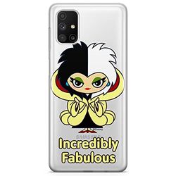 ERT GROUP mobiltelefonfodral för Samsung M51 originalt och officiellt licensierat Disney mönster Cruella 006 optimalt anpassad till formen på mobiltelefonen, gedeeltelijk transparant