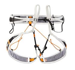 Petzl, Fly, Ultralight En Modulair Harnas Voor Technisch Bergbeklimmen En Ski -Bergbeklimmen, Zwart Wit, L, Unisex-Volwassene