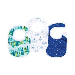 Tiny Twinkle Fb3T-B5 - Juego de 3 baberos de suave kaffle forest – 80 g