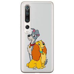 ERT GROUP mobiltelefonfodral för Xiaomi MI 10 / MI 10 PRO originalt och officiellt licensierat Disney mönster Lady and the Tramp 003 anpassad till formen på mobiltelefonen, gedeeltelijk transparant