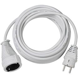 Brennenstuhl Cabo extensão de corrente de 10 m (extensão elétrica para interiores) branco
