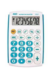 Calculatrice AVC 8 chiffres Turquoise