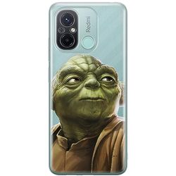 ERT GROUP mobiltelefonfodral för Xiaomi REDMI 12C/ REDMI 11A originalt och officiellt licensierat Star Wars mönster Yoda 006 optimalt anpassad till formen på mobiltelefonen, gedeeltelijk transparant
