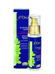 Helan Elisir Antitempo - Sleeping Face Mask for Skincare with Shea Butter, Regenerating & Defatiguing Action for All Skin Types - Face Moisturiser & Intensive Night Treatment - Made in Italy, 50 ml