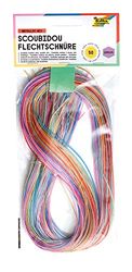 Folia 733050 - Fios para trançar (100 unidades x 1,8 mm) cor dourada e prateada [importado da Alemanha]