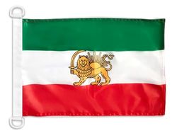 AZ FLAG Flaga żeglarska Iran Starożytna Persja 45x30cm - Flaga irańskiej łodzi 30 x 45 cm