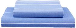 Cacala Pure Series Set da Bagno e Asciugamano Turco, Pezzi, Cotone, Ocean Blue, 95 x 175 x 0.5 cm
