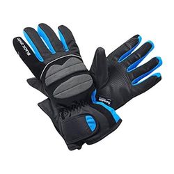 Black Crevice Guanti da sci per adulti I Guanti da sci impermeabili e traspiranti per uomo e donna I Guanti invernali extra caldi I Guanti da neve con chiusura velcro e cinghia in gomma