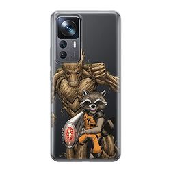 ERT GROUP mobiel telefoonhoesje voor Xiaomi 12T/12T pro/K50 Ultra origineel en officieel erkend Marvel patroon Guardians of the Galaxy 002, gedeeltelijk bedrukt
