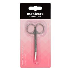 Manicare Cuticle Scissors, Professional Japanese Stainless Steel, Sharp Curved Tips, Trims Nails, Cuticles And Dead Skin, Beauty Scissors For Trimming Eyebrows, Nose Hair, Fingernails And Toenails