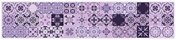 Doge Milano Chemin de cuisine, 100% Made in Italy, Tapis antitache avec impression numérique, Tapis antidérapant et lavable, Modèle Beckah, cm 240x52