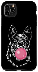 Funny Cattle Dog Portrait mom Blue Heeler herding dogs Case for iPhone 11 Pro Max