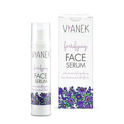 VIANEK Sérum pour le visage raffermissant - Humidité pour les peaux sensibles, rouges et capillaires - Cosmétique naturel végétalien pour homme et femme - 15 ml.