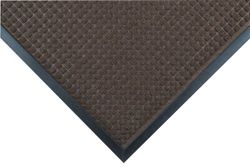 NoTrax 166 de microfibra alfombrilla de entrada (para grupos de presión y entranceways, marrón, 4' Width x 10' Length