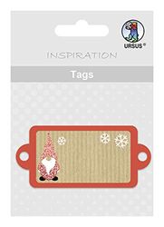 Lot de 8 étiquettes cadeau en forme de lutin