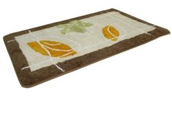 Kinzler J-10256/17 Meike Design Tapis de Bain en Microfibre Anti-Peluches 70 x 110 cm