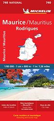 Maurice (Mauritius) - Michelin National Map 740: Rodrigues (Michelin Maps, 740)