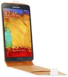 Swiss Charger SCP10134W beschermhoes voor Samsung Galaxy Note 3, leer, met lus, wit