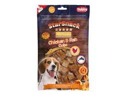 Nobby StarSnack Cube de Barbecue Poulet et Poisson env. 140 g, 13 x 13 x 8 mm
