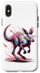 Graffiti Style Art Kangaroo Kangaroos Case for iPhone X/XS