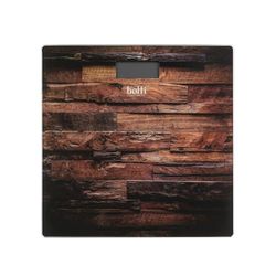 Botti Cedar balance de salle de bain électronique | Grande plage de mesure jusqu'à 180 kg | Haute précision de 100 g | Design peu encombrant | Verre trempé pour durabilité