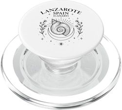 Místico Lanzarote España Boho Conchas Playa Conchas PopSockets PopGrip para MagSafe
