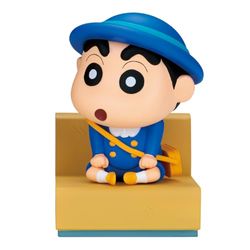 Banpresto Figurine d'action à Collectionner Shinchan Crayon Shinchan - Nakayoshi Memories Let's Go to Kindergarten with Kazama-Kun 9 cm, Multicolore, BP29032P, Optima pour Les Fans d'Anime